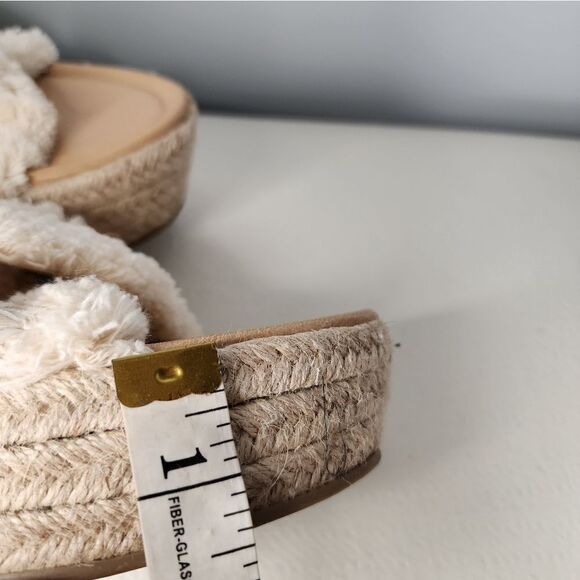 Altar’d State Platform Wedge Sandals Women’s Size 10 Wales Furry Espadrille NWOT - Picture 6 of 6